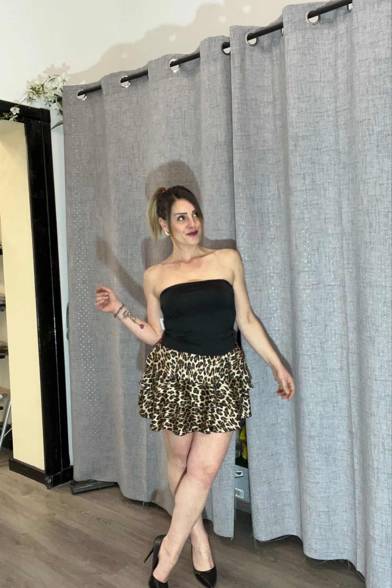 Minidress Leopard