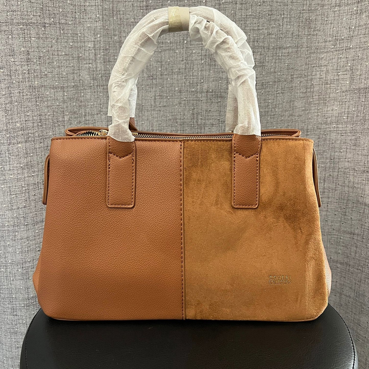 Borsa scamosciata