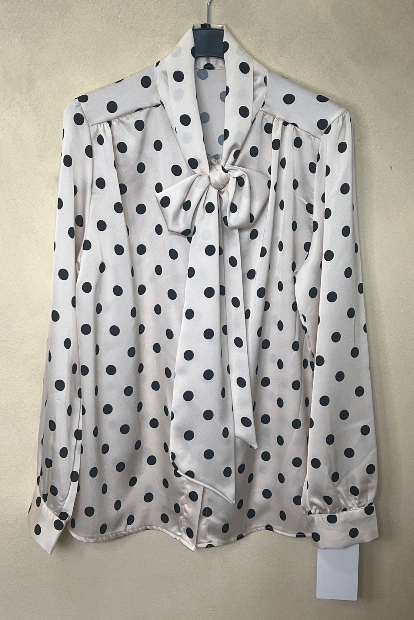 Camicia Pois con fiocco