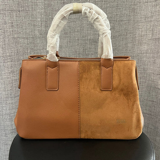 Borsa scamosciata