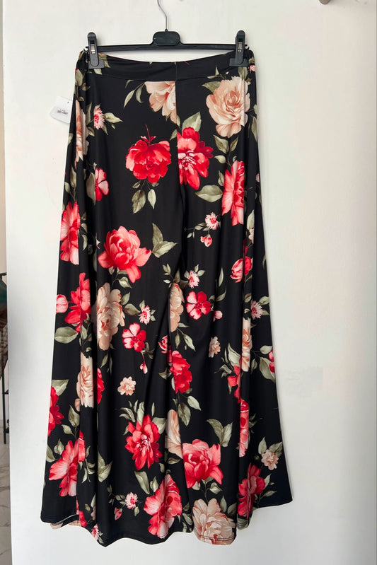 Pantaloni a Fiori Curvy
