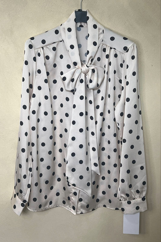 Camicia Pois con fiocco