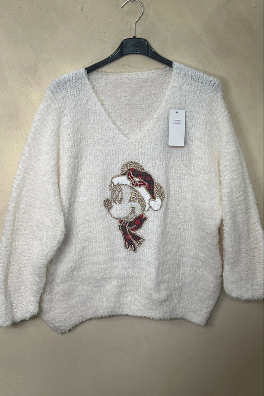 Maglione Christmas Minnie