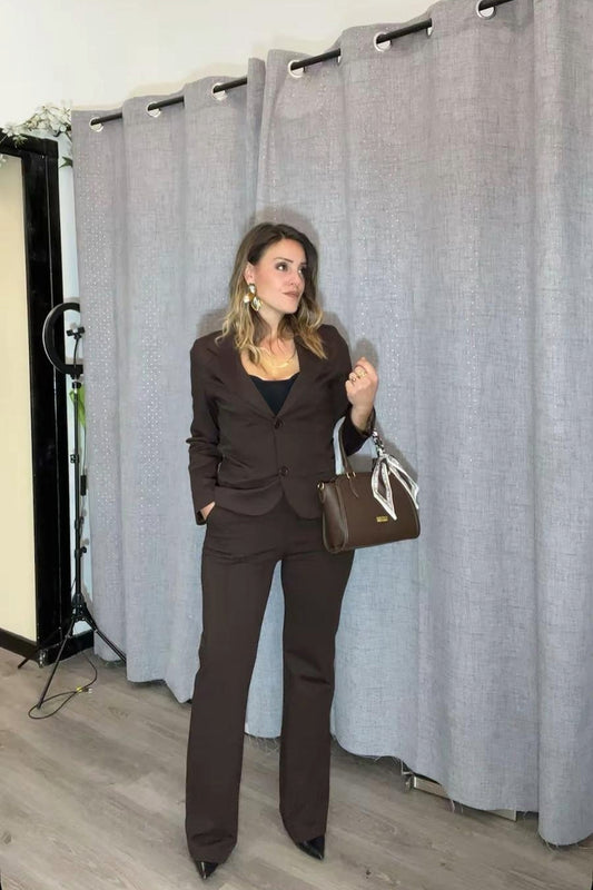 Tailleur Chocolat