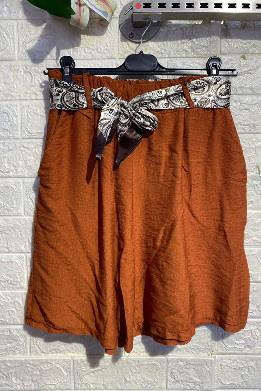Shorts in viscosa