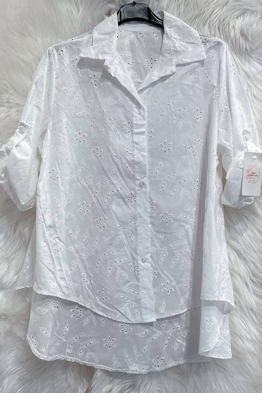 Camicia Over Sangallo