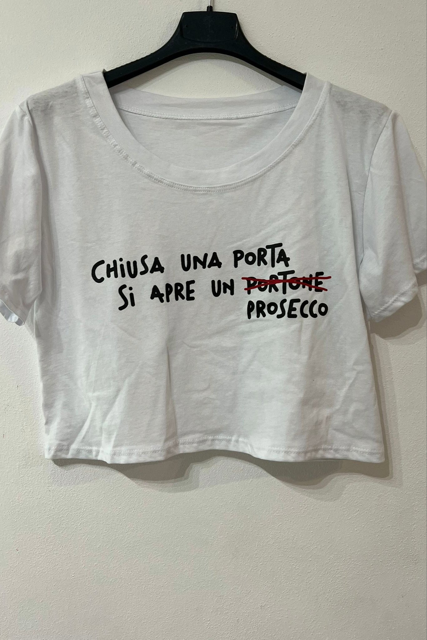 T-shirt Prosecco Crop