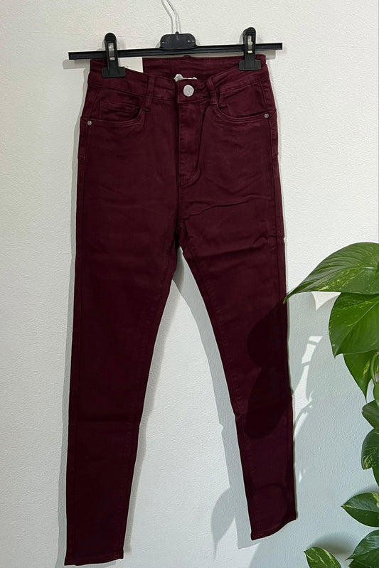 Pantaloni Bordeaux