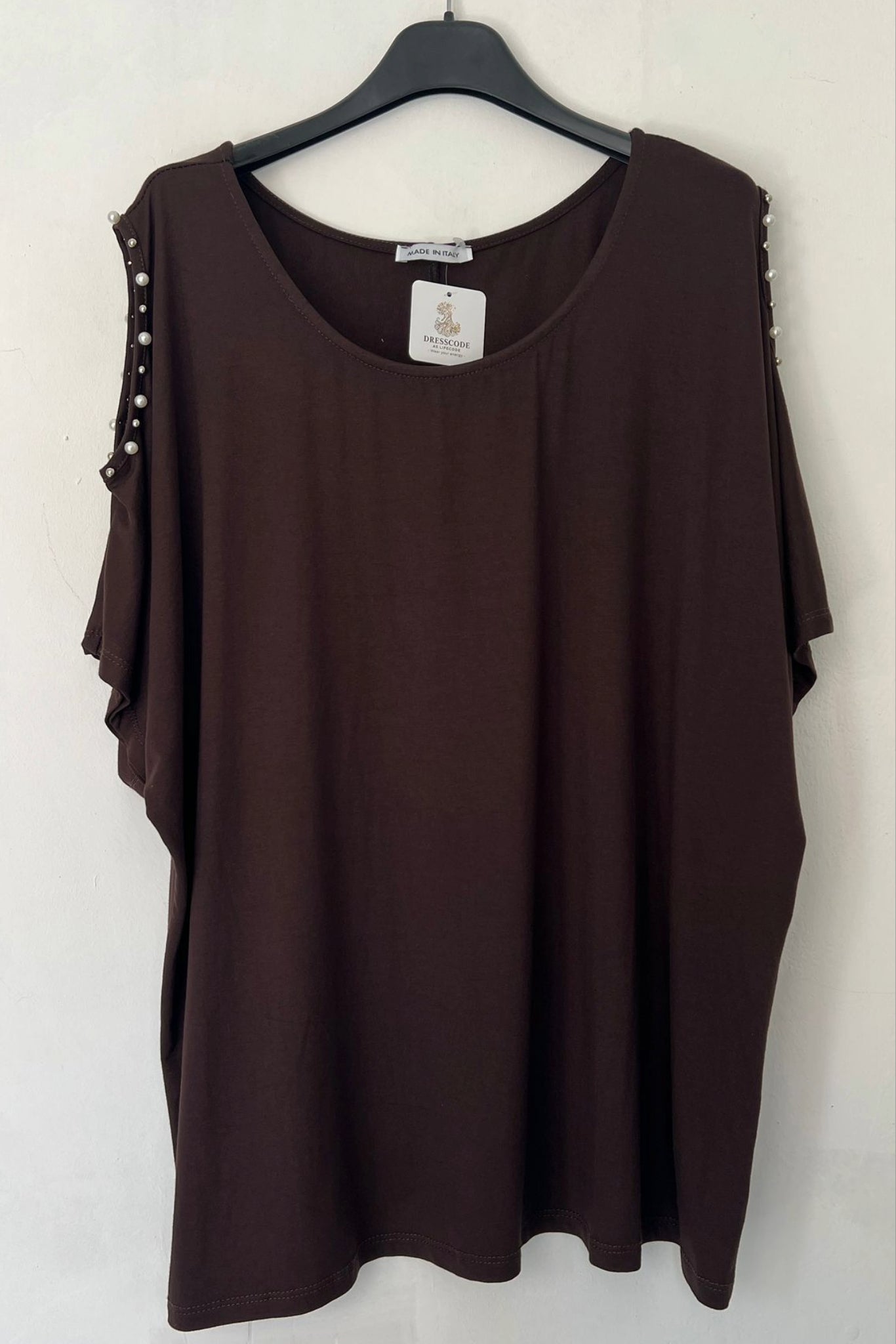 Maglia con perle
