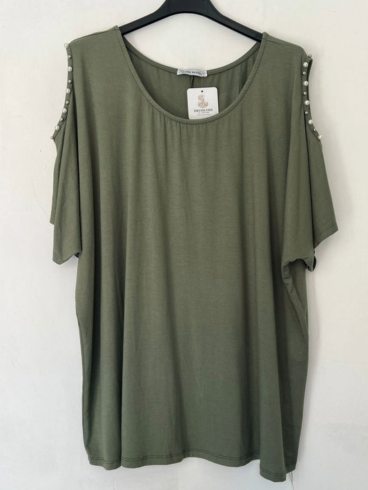 Maglia con perle