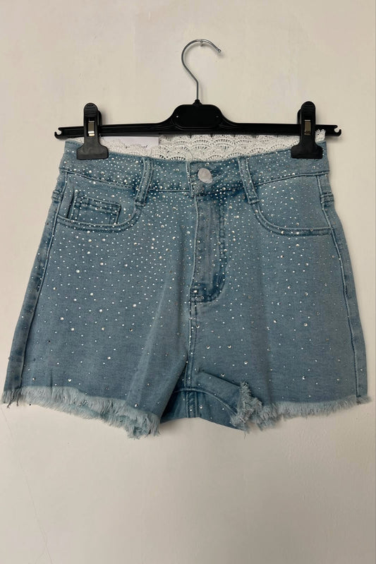 Shorts Briliant con pizzo
